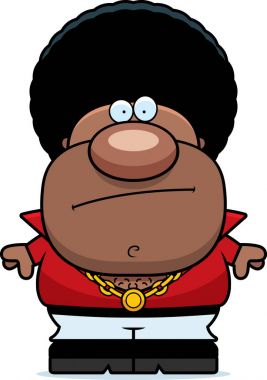 Çizgi film disko adam sıkılmış