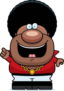 Çizgi film disko adam fikir