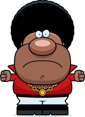 Kızgın çizgi film disko adam