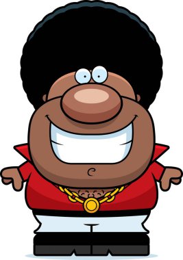 Çizgi film disko erkek gülümseyen