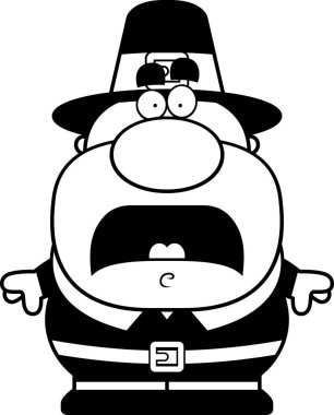 Korkmuş karikatür Pilgrim