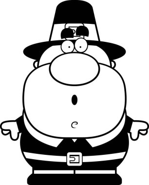 Sürpriz karikatür Pilgrim