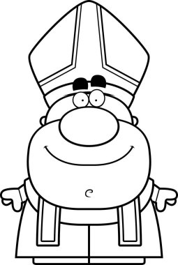 Mutlu karikatür Papa