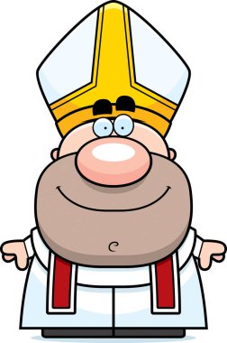 Mutlu karikatür Papa