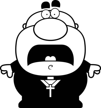 Korkmuş karikatür rahip