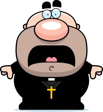 Korkmuş karikatür rahip