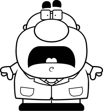 Korkmuş çizgi film bilim adamı