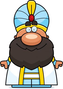 Mutlu karikatür Sultan