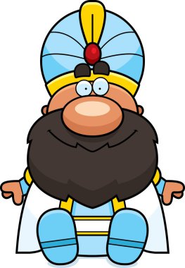 Çizgi film Sultan oturma