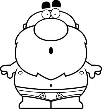 İç çamaşırı şaşırmış adam