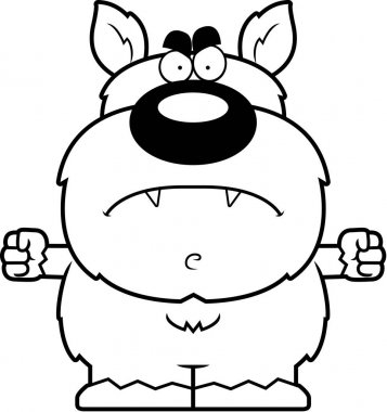 Kızgın çizgi film kurt adam