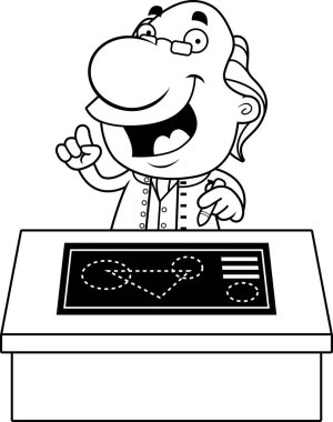 Çizgi film Ben Franklin planları