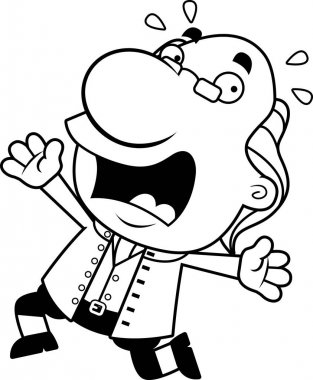 Çizgi film Ben Franklin panik