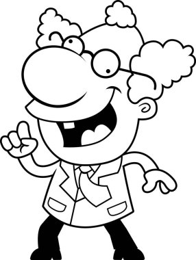 Çizgi film çılgın bilim adamı fikir