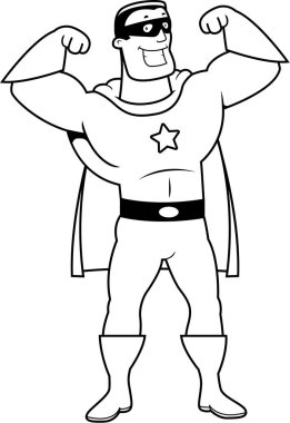 Çizgi film süper kahraman adam