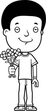 Genç erkek çiçekler