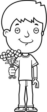 Genç erkek çiçekler