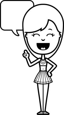 Konuşuyor karikatür amigo