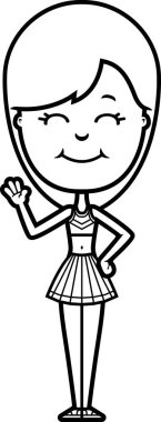 Çizgi film amigo sallayarak