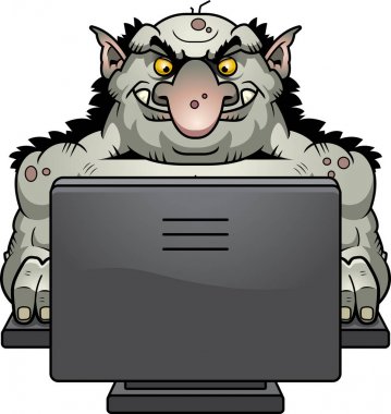 Karikatür Internet Troll