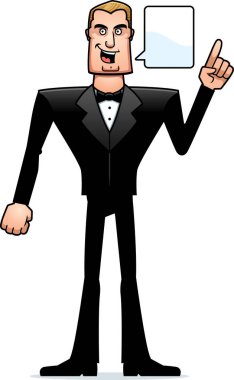 Smokin konuşuyor karikatür casus