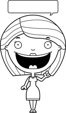 Çizgi film kadın fikir