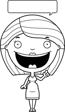 Çizgi film hamile kadın fikir