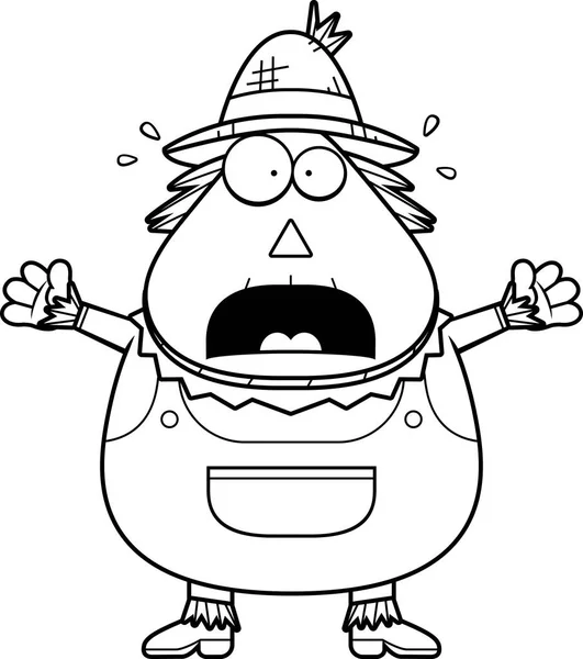 Korkmuş karikatür korkuluk