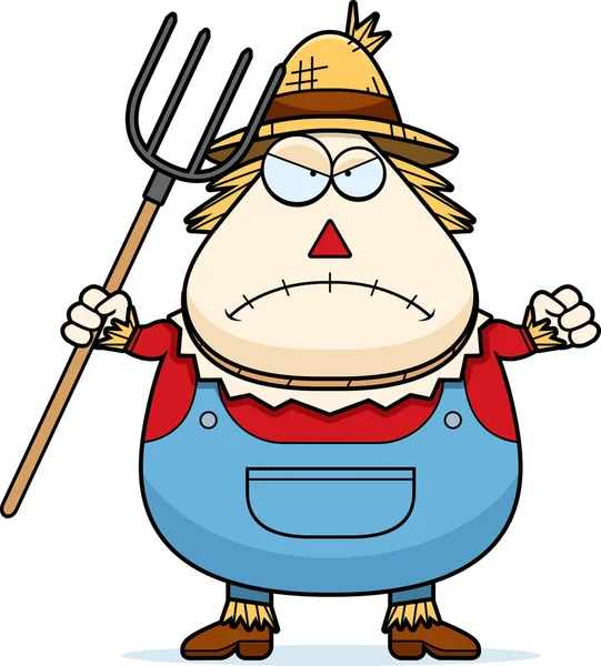 Kızgın çizgi film korkuluk