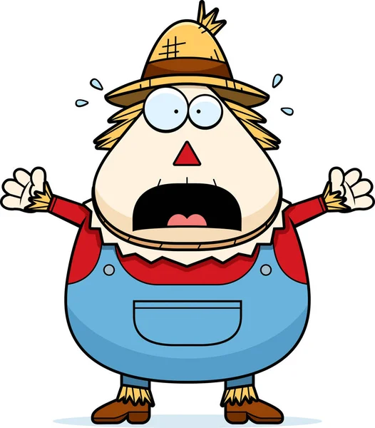 Korkmuş karikatür korkuluk