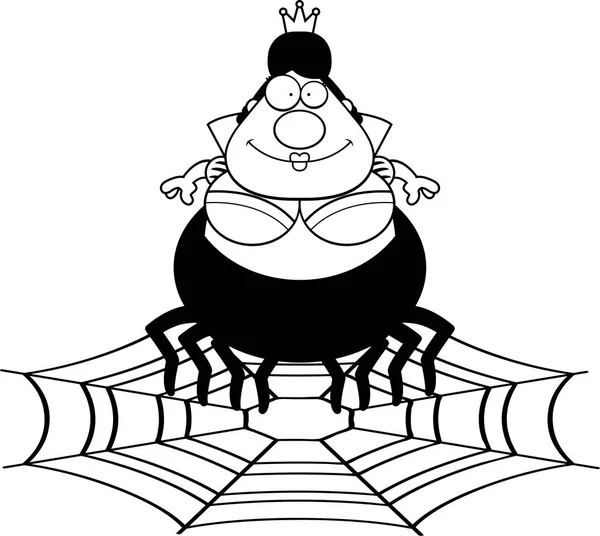 Çizgi film örümcek Kraliçe Web