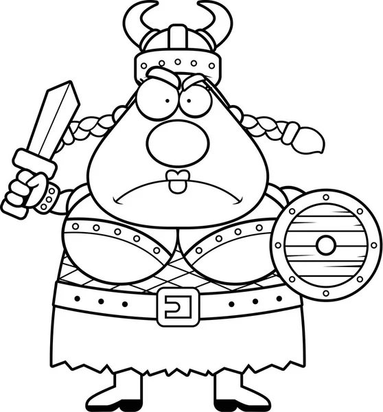 Çizgi film Valkyrie kızgın