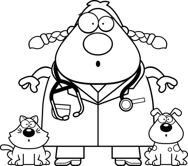 Sürpriz Karikatür hayvan hastalıklarıyla ilgili