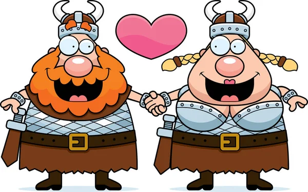 Çizgi film Viking Çift