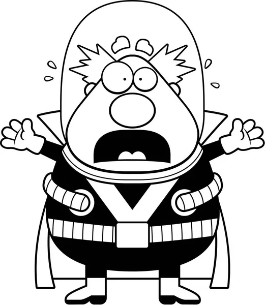 Korkmuş karikatür Supervillain