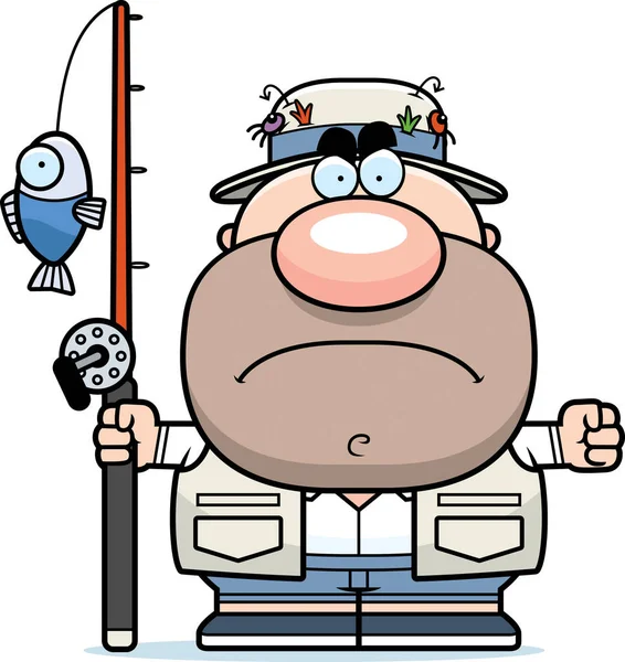 Kızgın çizgi film balıkçı