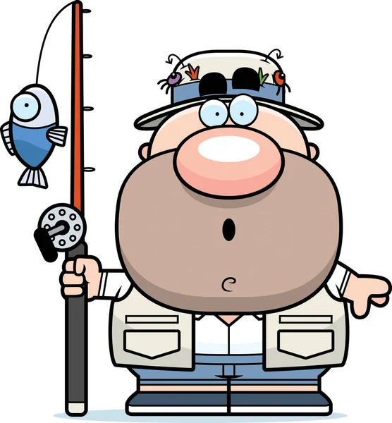 Sürpriz karikatür balıkçı