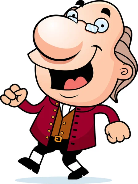 Çizgi film Ben Franklin yürüyüş