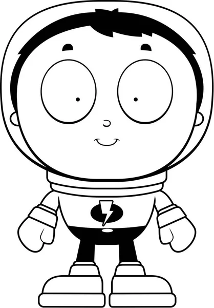 漫画少年宇宙飛行士 — ストックベクタ