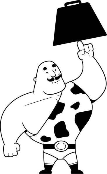 Cartoon Strongman Weight