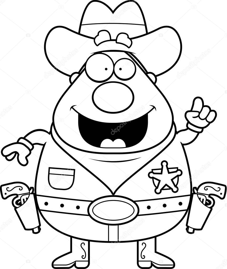 Cartoon Sheriff Idea
