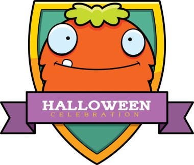 Karikatür canavar Cadılar Bayramı grafiği