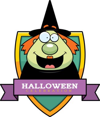 Çizgi film cadı Cadılar Bayramı grafiği