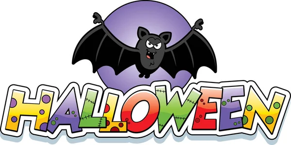 卡通蝙蝠万圣节图形 — 图库矢量图片