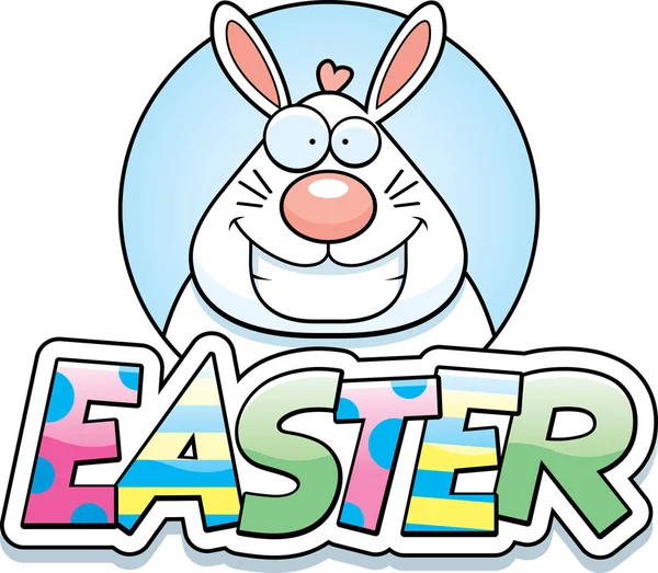Desenhos animados Easter Bunny Graphic — Vetor de Stock