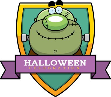 Karikatür canavar Cadılar Bayramı grafiği