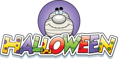 Çizgi film mumya Cadılar Bayramı grafiği