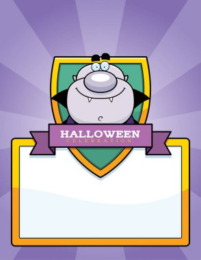 Çizgi film vampir Cadılar Bayramı grafiği