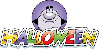 Çizgi film vampir Cadılar Bayramı grafiği