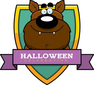 Çizgi film kurt adam Cadılar Bayramı grafiği